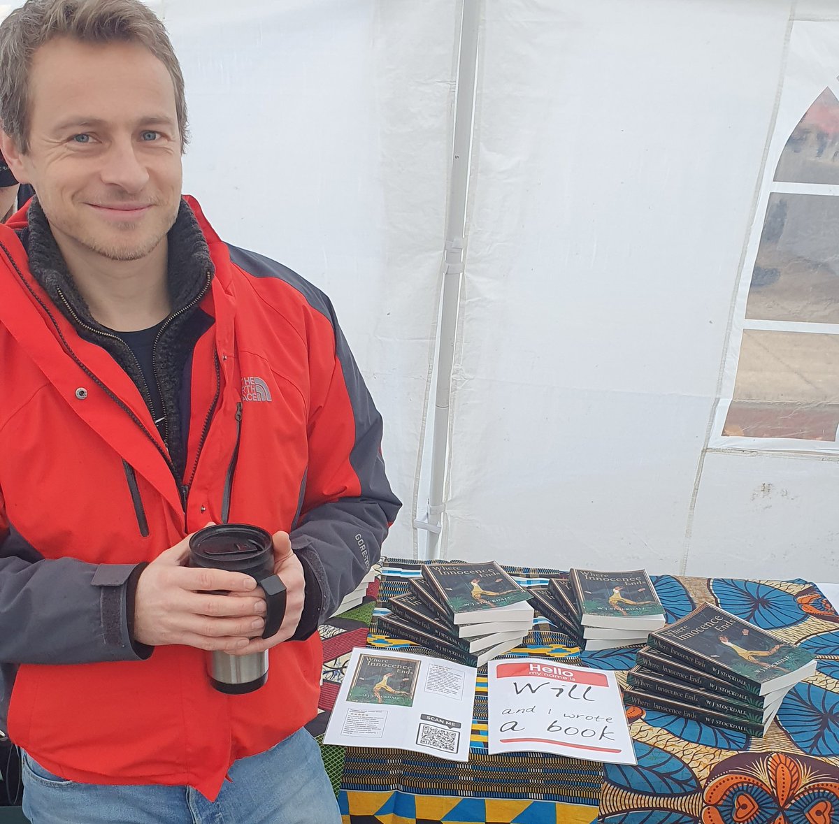 Pankatron's tweet photo. It was proper brass monkeys manning the #christmasfair stall yesterday, but a solid 20 (!) book sales made it worth it- thank you to everyone who bought one!
If you haven't bought yours yet for #christmasreading there's still time...
https://t.co/ohlkSnfA1b https://t.co/lsHG04fzYg