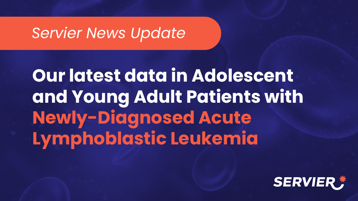 ServierPharma's tweet photo. Today we presented findings from a real-world analysis in adolescent and young adult patients with newly-diagnosed acute lymphoblastic leukemia (ALL) at ASH 2022. Learn more: https://t.co/DrXBPq7jv4 #ASH2022 https://t.co/X9z2TLJAOn