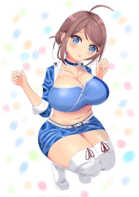 #今年も残りわずかなのでお気に入りの4枚を貼るむっちりもっちりしか描けんのか…(^ω^) 