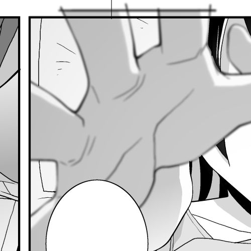 ワクチン副反応が治まってきたので原稿再開
こんな感じのピンボケはついやりたくなるけど、フィルターでぼかすと画像が少し引ける(小さくなる)ので大きめにしてます。はみだしはカット。
アドリブでボカシて枠線との間に少し隙間ができてしまうことがあるので要注意。 