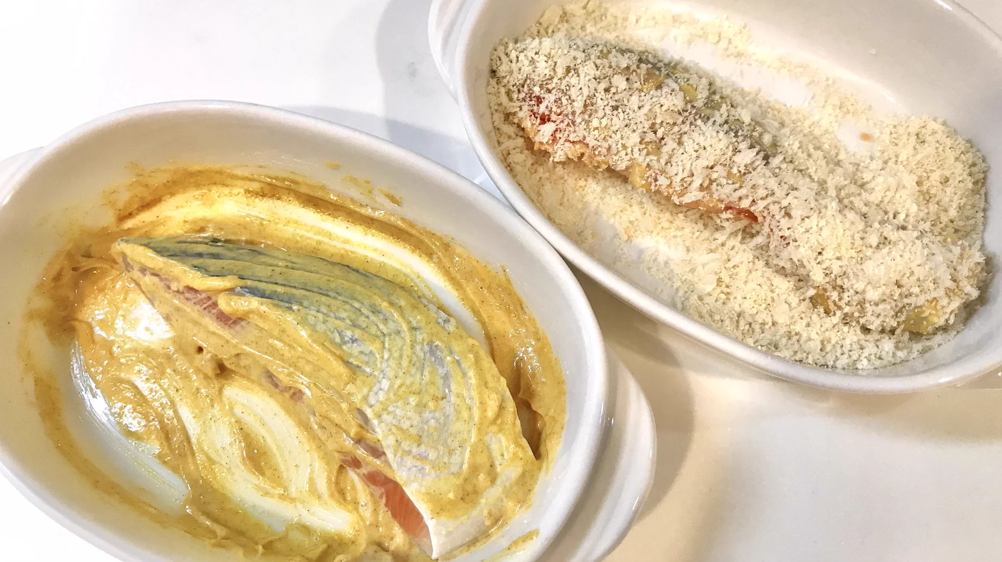 これを作れば間違いなし！？「鮭のサクサクカレー焼き」。