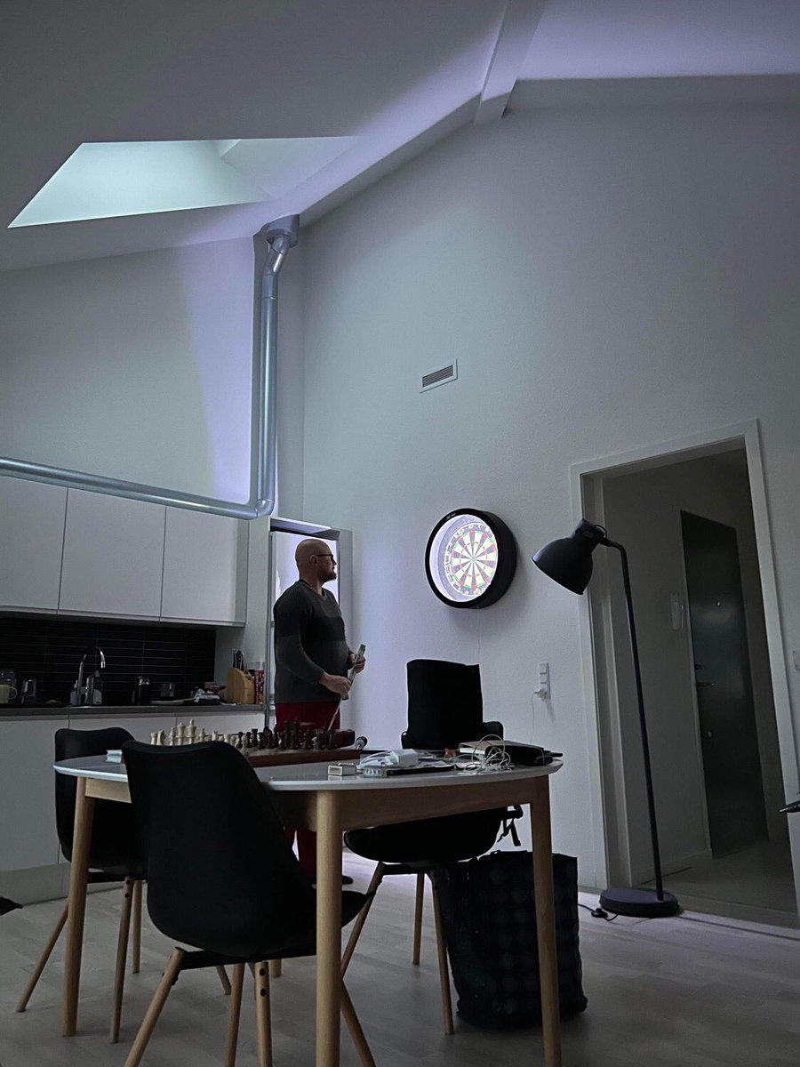 Har brugt juleferien på forberedelse. VM i dart fortsætter i dag 🎯😊❤️