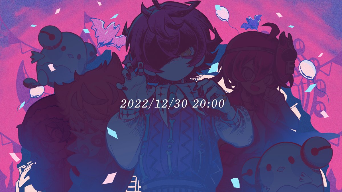 「12/30 20:00(JST)サンリオ「まいまいまいごえん」( )と公式コラボ」|瀬兎一也🎃オンラインくじ4/24までのイラスト