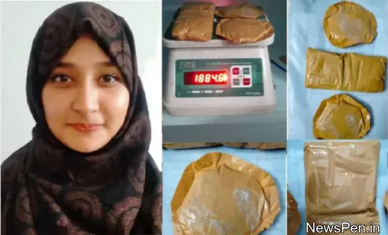NewZPen's tweet photo. Gold found inside young woman Shahala's undergarments by police; Travel to Dubai in the name of interview; The remuneration is Rs 60,000. #Smuggling #Karipur #Gold_Smuggling
https://t.co/nySVBVd2Cp https://t.co/zSC6WuZ4xz