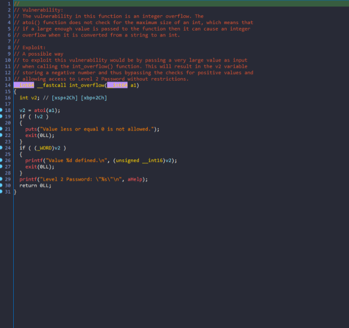 Wrote an IDA PRO plugin to help search for Binary vulnerabilities/Memory corruption using OpenAI ChatGPT, github.com/ke0z/VulChatGPT
So far works on the current CTF series I am working on
my blog, more updates and functionalities will be coming while trying to eliminate false+vs