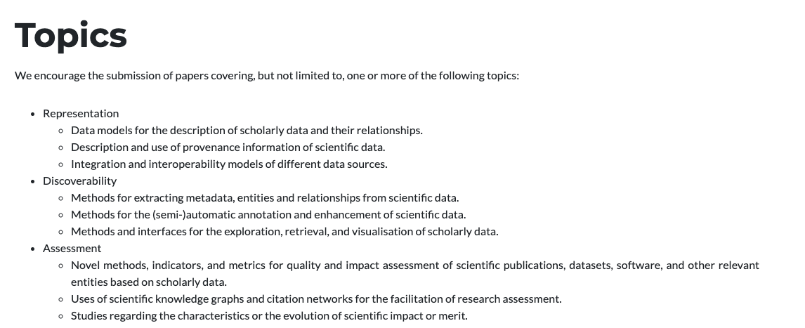scik_workshop's tweet photo. Our call for papers is out:
🌐https://t.co/5ggnm592qK
🗓️deadline: Feb 6, 2023
#ScholarlyKnowledge #ScienceOfScience #ResearchImpact #ScientificKnowledgeGraphs
#scik2023 #www2023 @TheWebConf https://t.co/QCkn6yHx4a