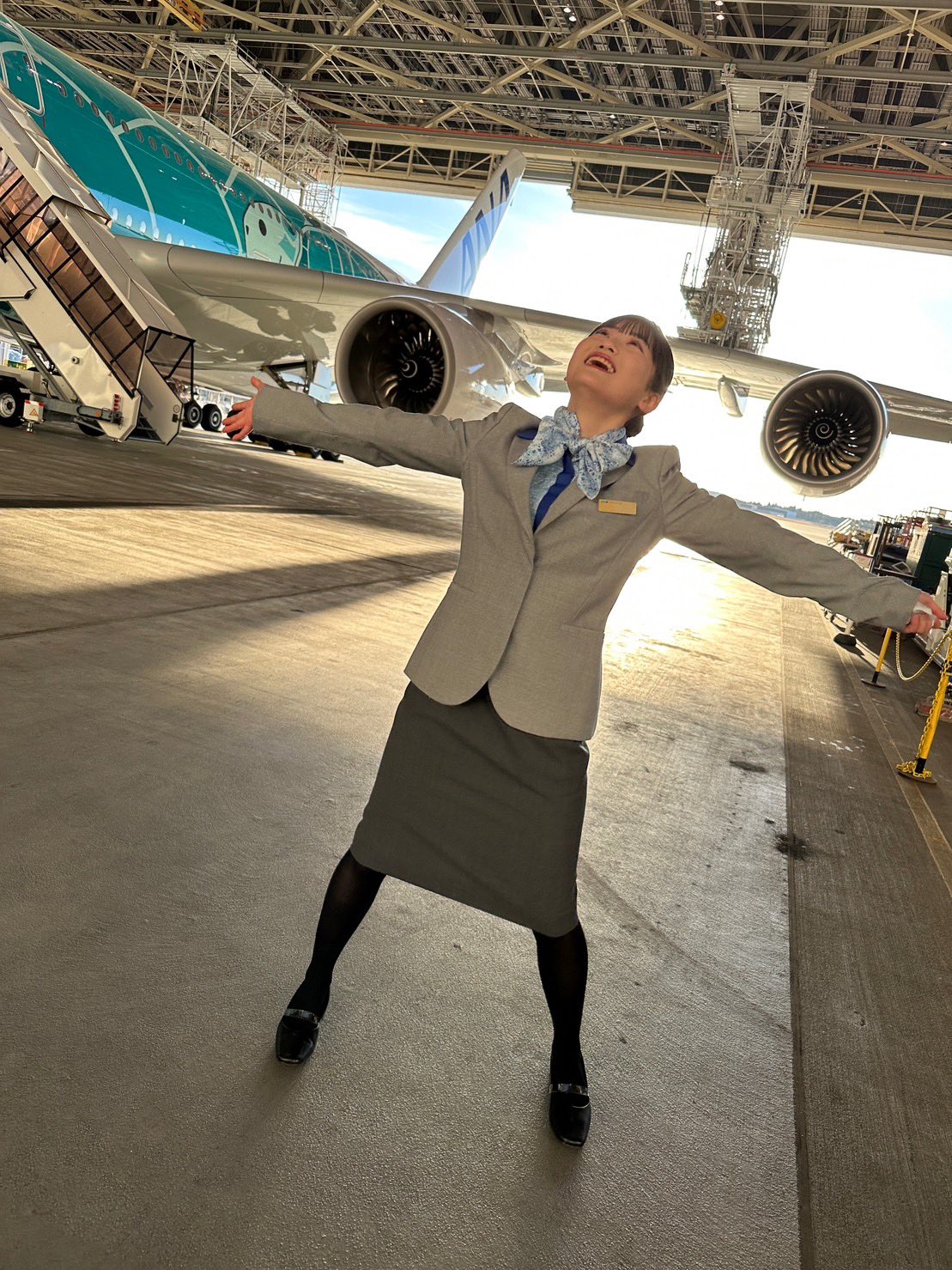 ☆激レア非売品☆ANA WINGS DHC8-Q300 退役記念 5点セット