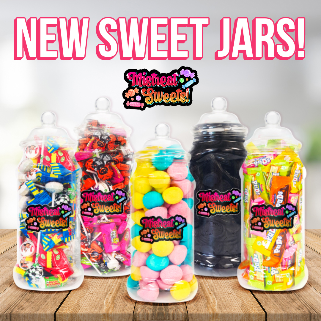 NEW SWEET JARS!!! 🍬Shop the Mistreat Sweets range at our website - clickinit.co.uk/collections/pi…
.
🛒 Shop via our website clickmarkeplace.co.uk or click the link in our bio!
🚚 Get FREE UK delivery on orders over £40!
🆕 NEW daily deals added to our website every day!