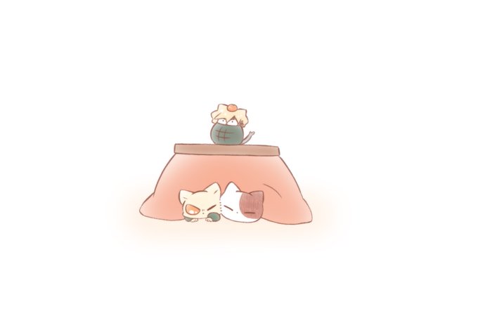 「closed mouth under kotatsu」 illustration images(Latest)