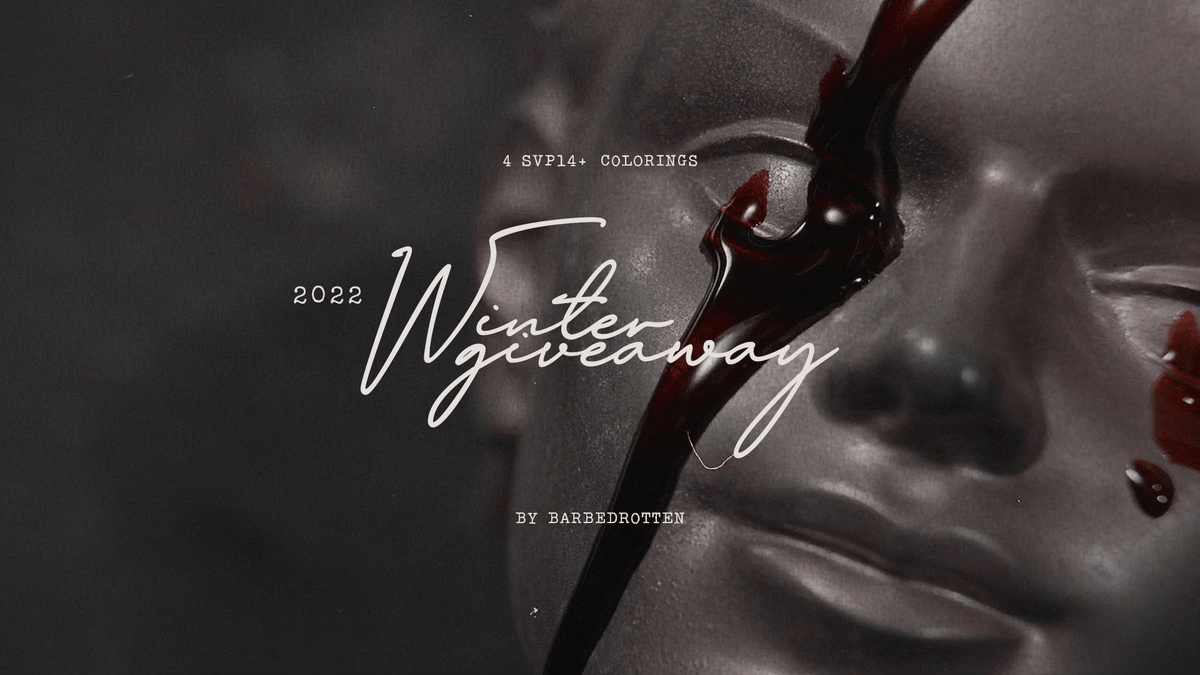 eviljwilliams's tweet photo. • 4 SVP14+ COLORINGS | Winter Giveaway [2022]
#fanvidfeed #viddingisart #sonyvegaspro

—  WATCH HERE: https://t.co/j38dVYOhAZ https://t.co/HcjwI7jOOy