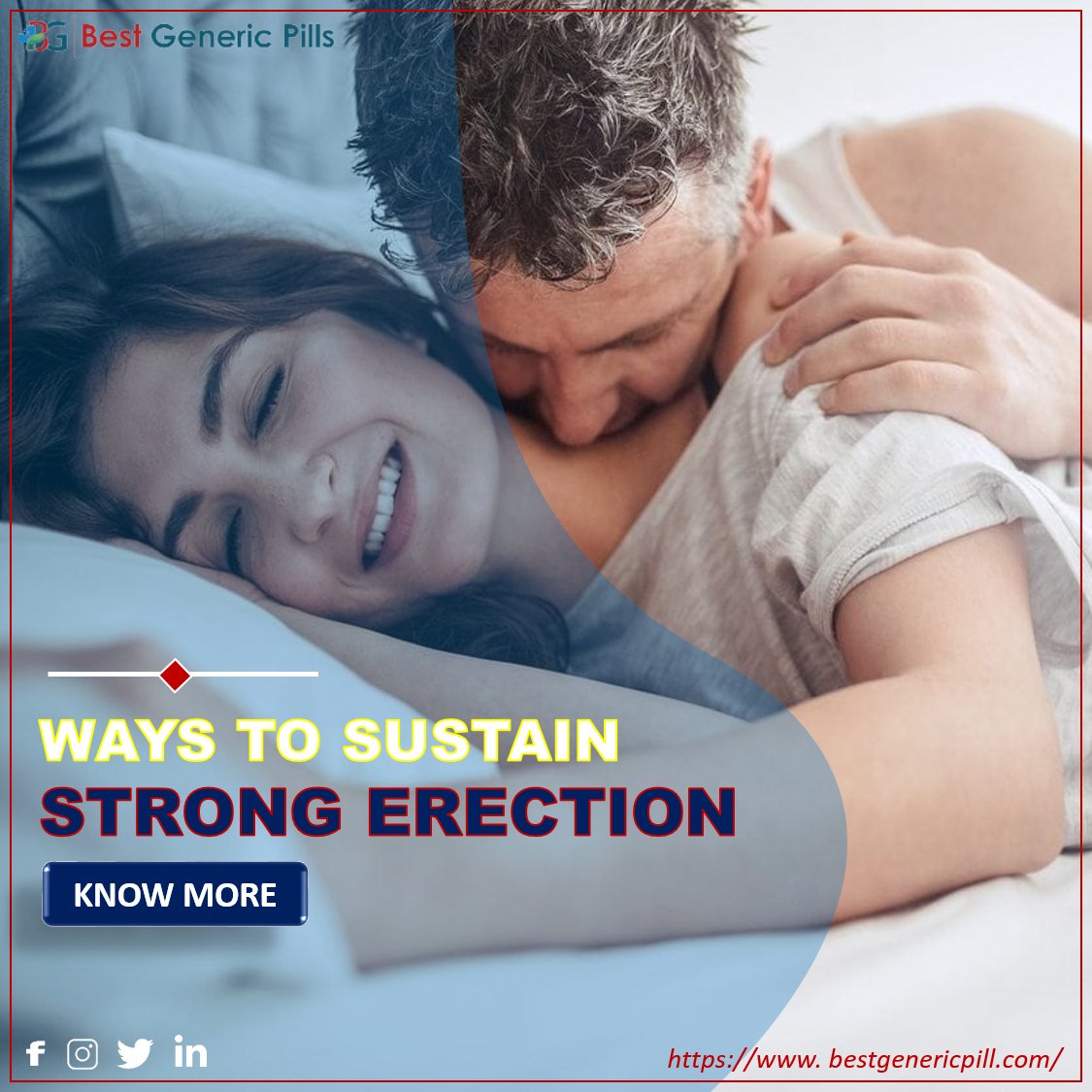 BestgenericPill's tweet image. ED is a situation where a man can not get the desired erection required for sex. There are many ways to deal with this issue.
Visit - bit.ly/3vfb1mh
#erectiledysfunctionsolution #erectiledysfunctionhelp #erectiledysfunctiontreatment #electionchallenge