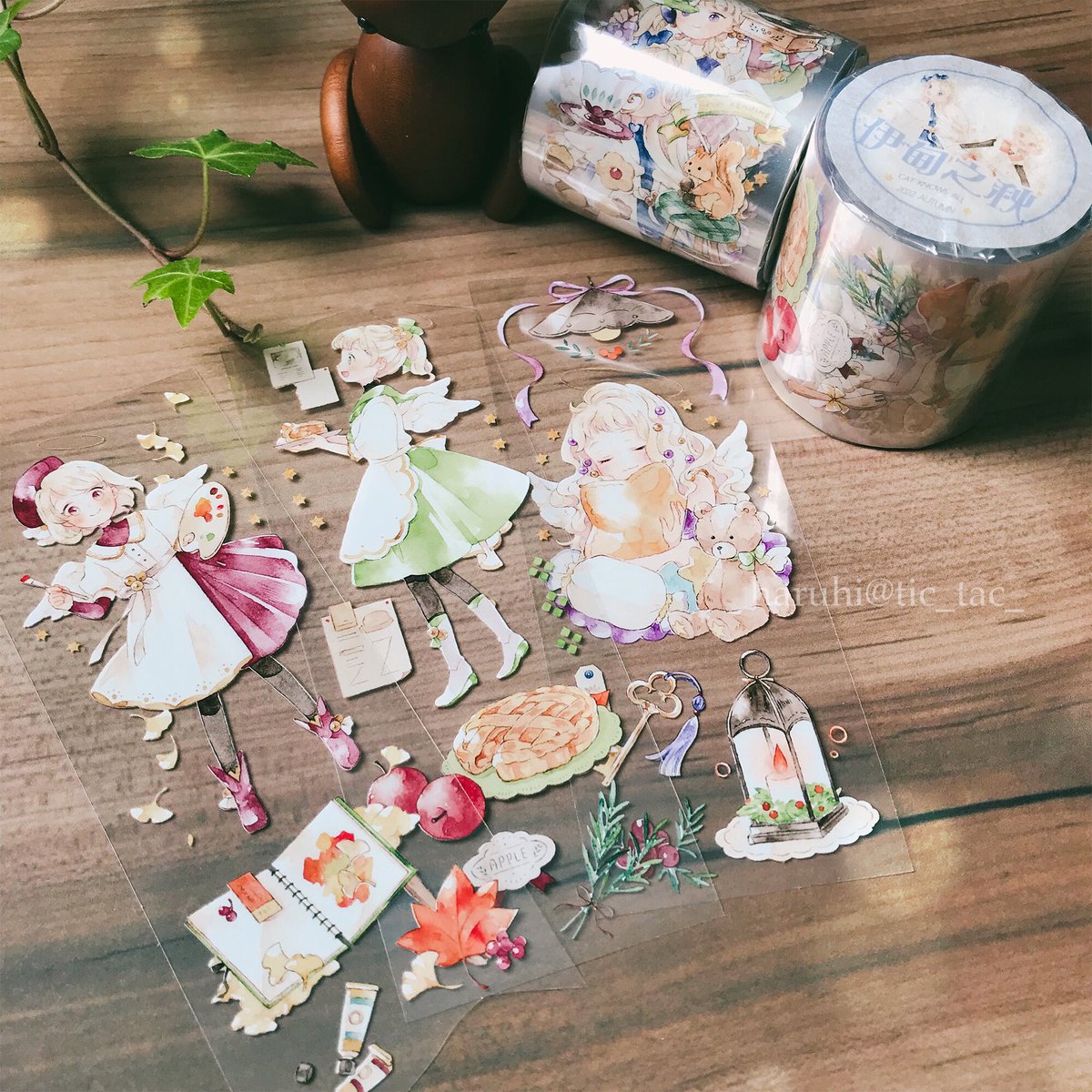 ♡海外マステ♡  CAT  KNOWS  ALL  さん　4点セット Product samples from “Cat knows all”( @robertwangz121