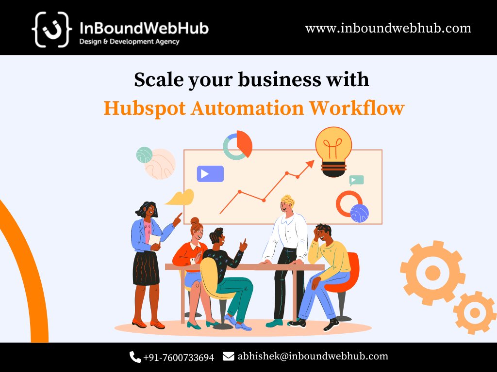 inboundwebhub's tweet image. HubSpot Workflow automation makes way for you to scale upwards with your marketing and sales efforts and automates those tasks that you typically have to perform manually inside a CRM.

#hubspot #hubspotautomation #workflow #sales #marketing #inboundwebhub #CRMwebsite