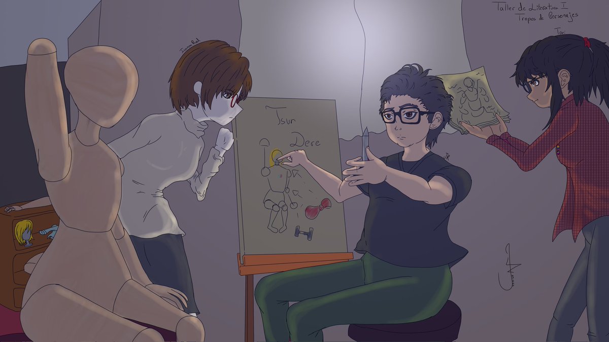 JR94 - (Twitch, YT, Arte, etc) 🇨🇷 (@jribaitai94) on Twitter photo Mañana, Dios primero, voy a hacer un taller de literatura con dos colegas en directo, sobre tropos de personajes, e hice esta miniatura para el vídeo.
Mejor de lo normal, menos de lo que esperaba.
#Arte #Digital
<a href="/ConoceArtistas/">¡Conoce Artistas!</a> @ArtePorDoquier_ <a href="/ApoyaAlArtista/">Apoya Al Artista</a> Mañana, Dios primero, voy a hacer un taller de literatura con dos colegas en directo, sobre tropos de personajes, e hice esta miniatura para el vídeo.
Mejor de lo normal, menos de lo que esperaba.
#Arte #Digital
<a href="/ConoceArtistas/">¡Conoce Artistas!</a> @ArtePorDoquier_ <a href="/ApoyaAlArtista/">Apoya Al Artista</a>