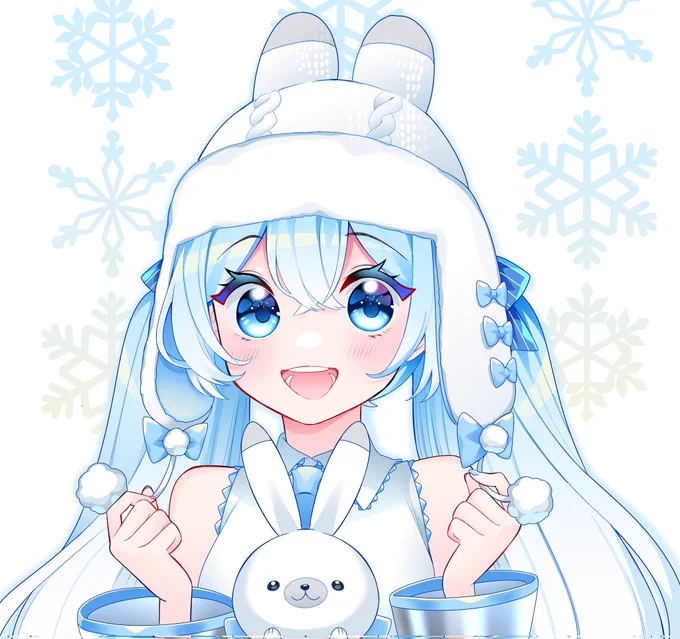 雪ミクさん 
