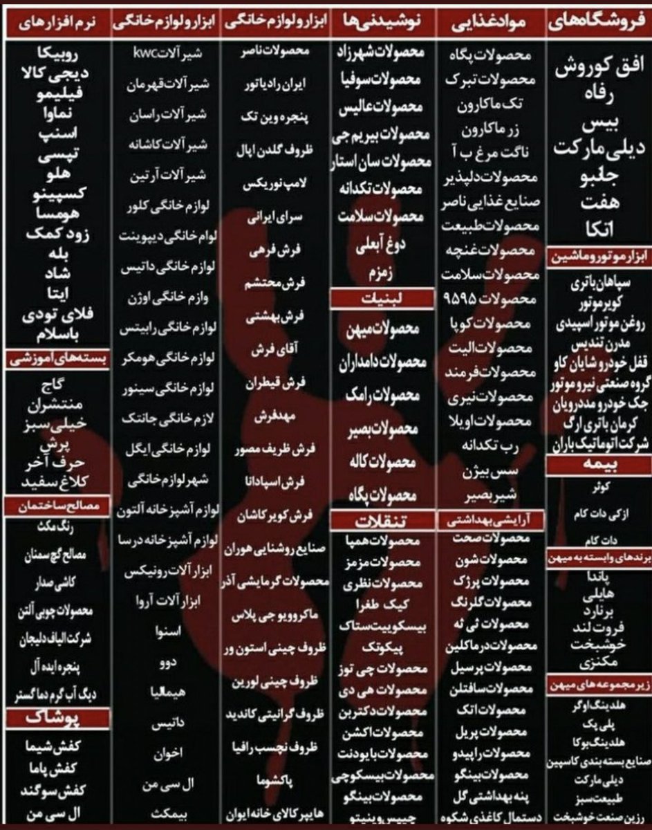 حواستون به لیست تحریمی باشه
#مهسا_امینی