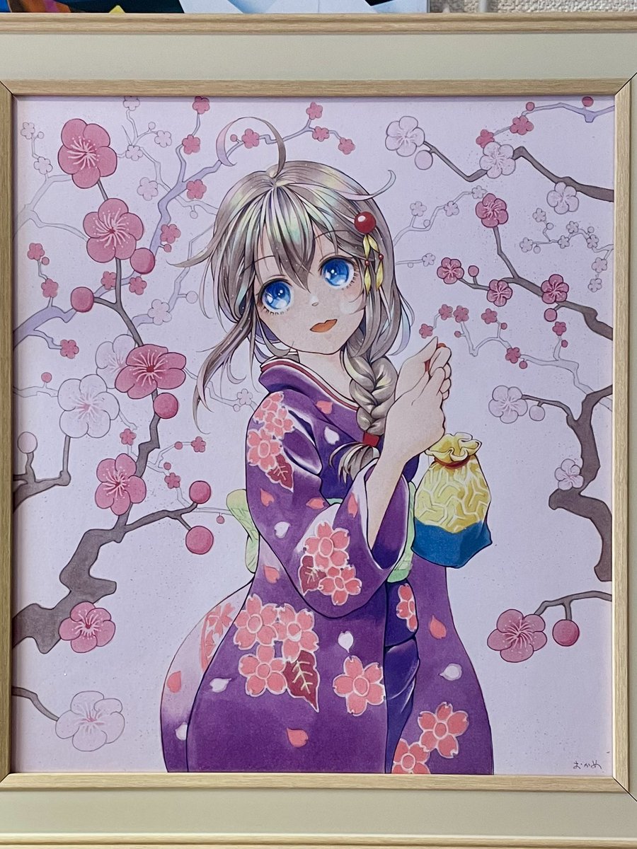 扶桑(艦これ) ,山城(艦これ) 「先日まで一生懸命描いてた扶桑姉妹と時雨ちゃんの色紙ですが…C101じゃなくて軍令」|おかめのイラスト