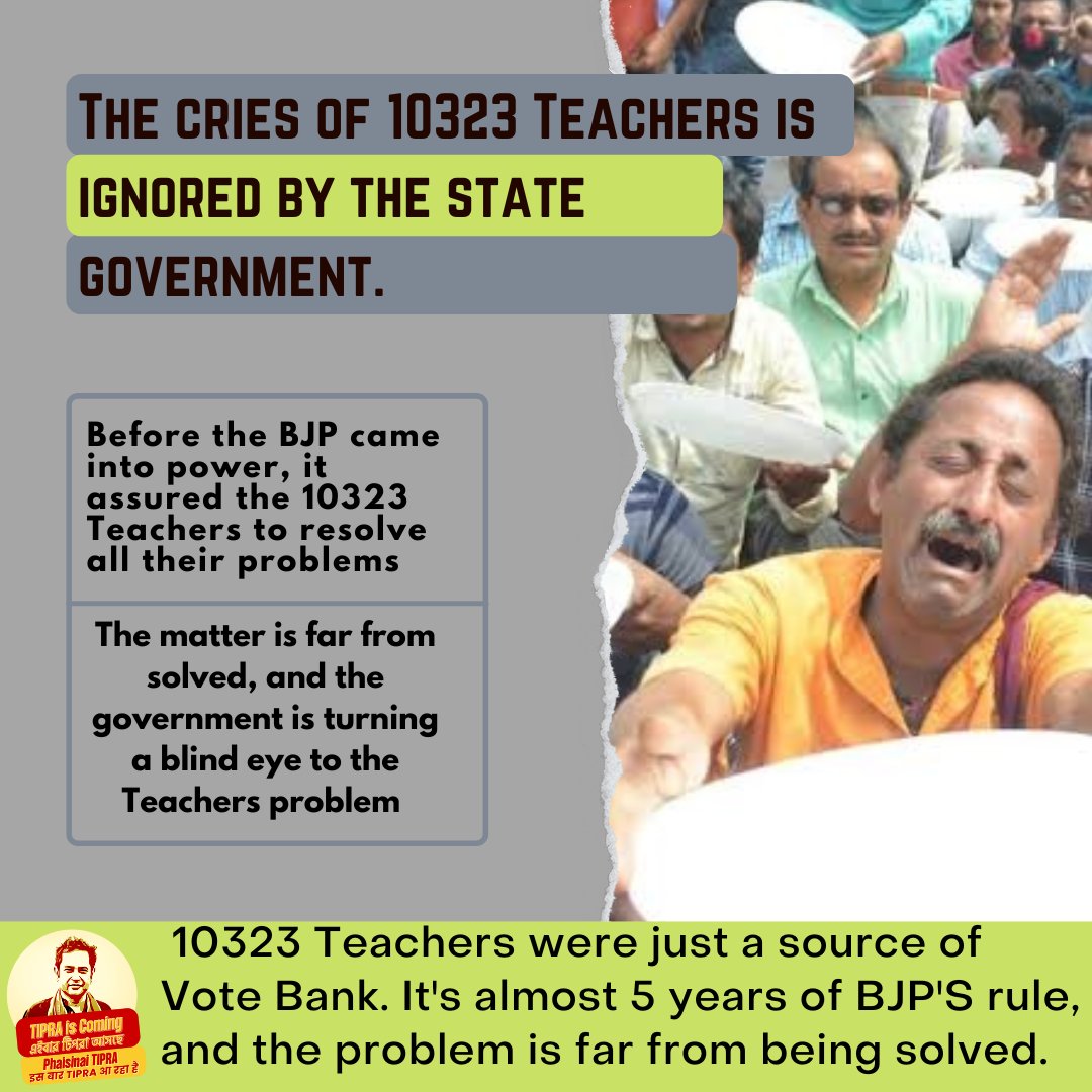 TIPRAisComing's tweet photo. Bubagra has always stood for the Teachers in their fight @PradyotManikya 
@PMOIndia @ndtv @tipra_official @YTFTIPRA @SuhelDe66929432 @rashtrapatibhvn https://t.co/XnTLAxQLqb