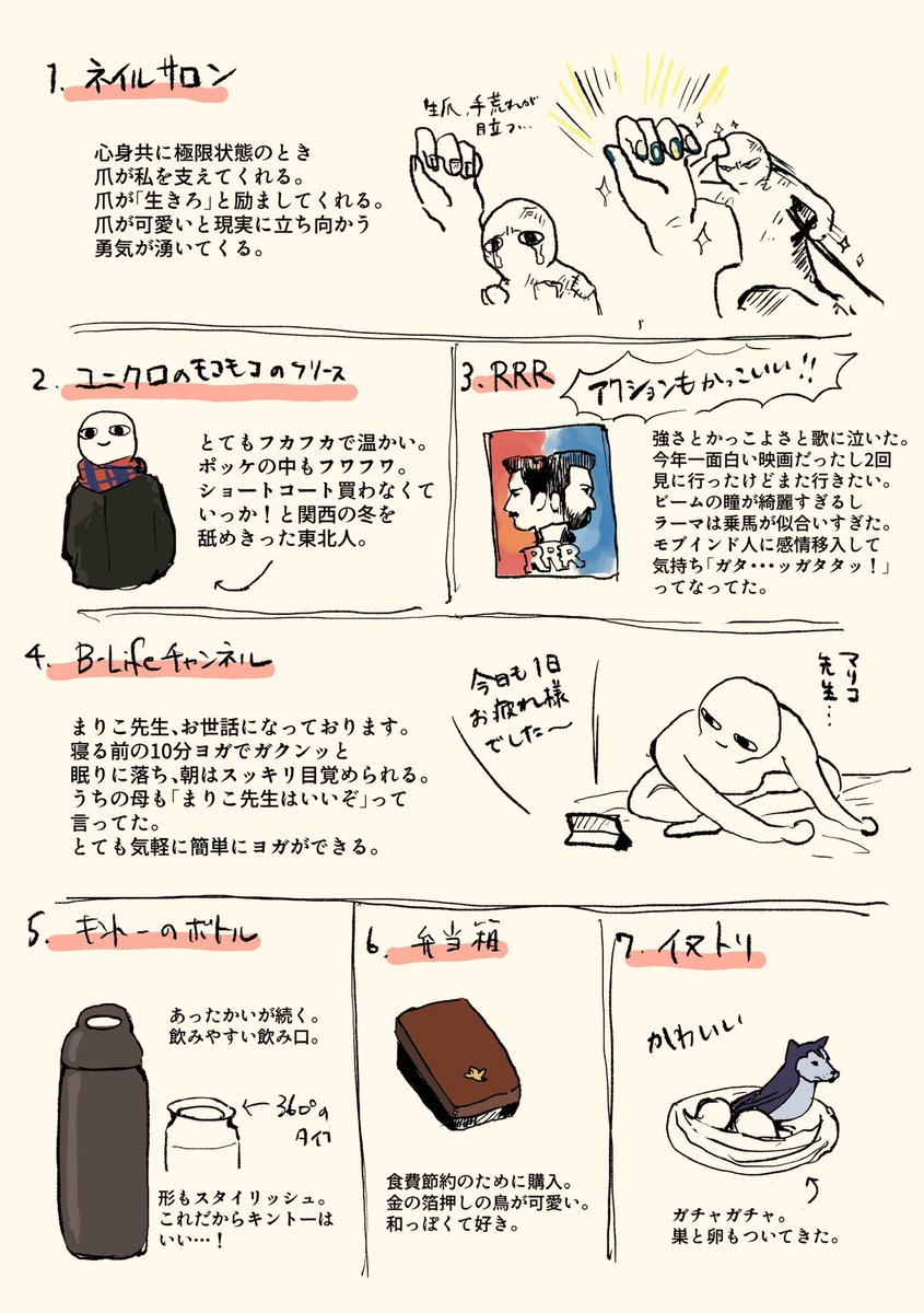 #ふぁぼされた数だけ今年買って・使ってよかったものあげてく
1年の振り返り〜
ファボありがとうございました〜!