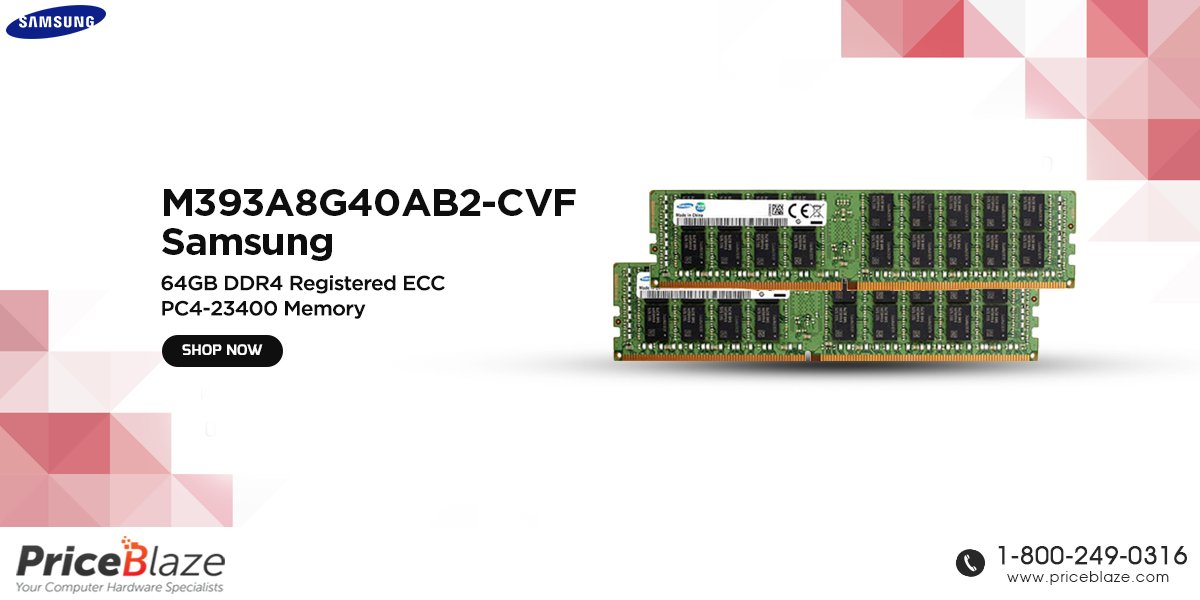Buy M393A8G40AB2-CVF #Samsung 64GB DDR4 Registered ECC PC4-23400 2933MHz Memory

Order Now Visit: bit.ly/3C2xZRs  or call us at (800) 249-0316

Get more #Deals and #Discounts visit: bit.ly/3bnnNmi

#64GBRAM  #SamsungMemory @Samsung  #DDR4Memory #ServerMemory