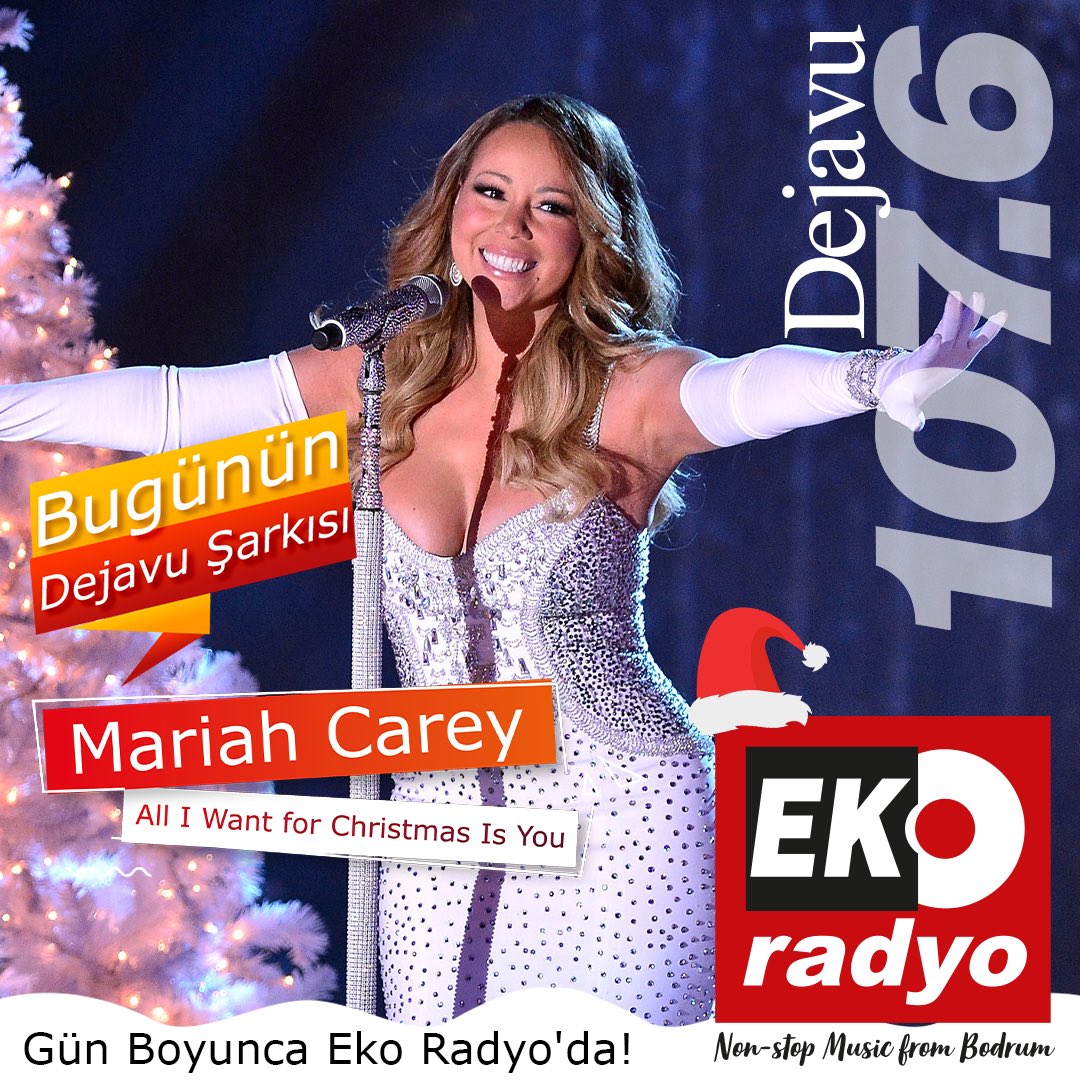 Bugünün Dejavu Şarkısı 🎶 Mariah Carey - All I Want for Christmas Is You

Dinlemek için tıklayın 👉🏻 ekoradyo.com.tr

#dejavu #ekoradyo #bodrum #retro #radyo #radio #music #mariahcarey #allıwantforchristmasisyou