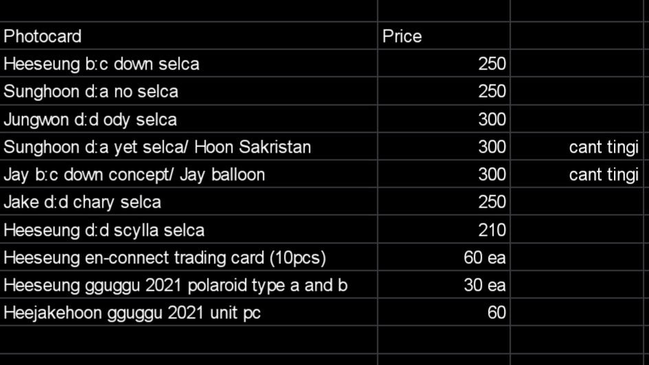 ⌗ wts lfb ph

⤷  price + pf + sf
⤷  onhand
⤷  please dnc if sensitive 

🛒 help rt pls!

#solaceofsjy_bentables