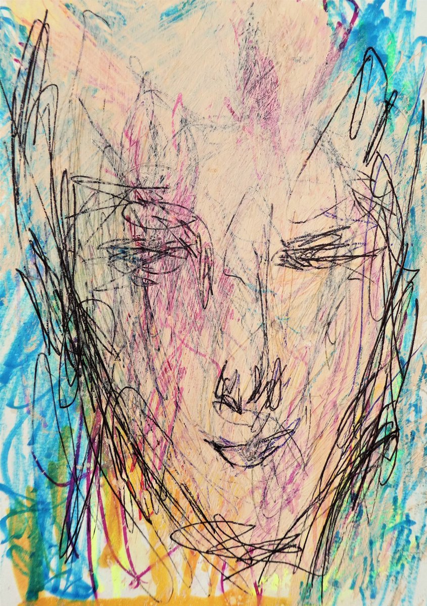 BenSnowdenArt's tweet photo. Life Mask 7
Mixed media on paper
14.85cm x 21cm
2022
https://t.co/81yLKDoAIb
#drawing #lifemask #face #portrait #mixedmedia #felttips #colouredpencil #biro #spraypaint #emulsionpaint #bensnowdenartist #bradfordartist #northernartist https://t.co/b8tLsk3CQK