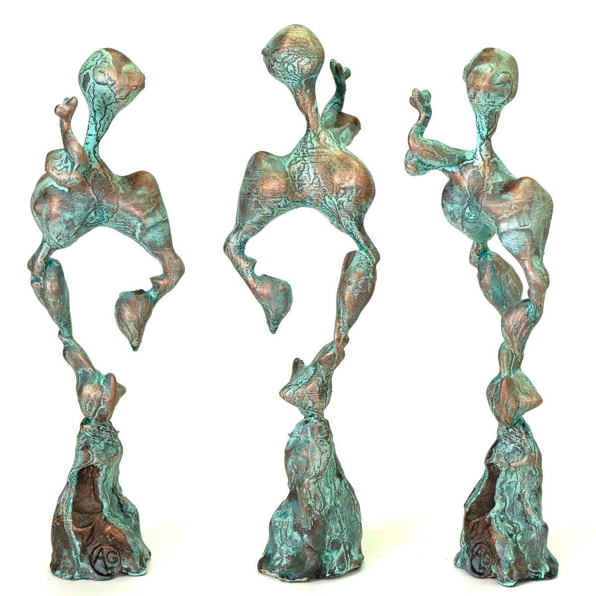 LoeschnerGornau's tweet photo. #Art 4 #sale: https://t.co/Ti5eXEhR2v #Kunst #Skulptur "Akrobat" 28cm Unikat by Andreas Loeschner-Gornau PLA, electroplated with copper, patina
#sculpture #artgalleries #artmagazine #artcollectors #Weimar #Akrobat #Kultur #Maskulinum #Erkenntnis https://t.co/fqgEZwWx8J