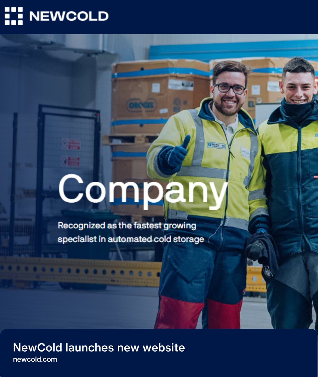 Newcold_APAC's tweet photo. We are pleased to have launched our new website, which reflects our refreshed brand identity and shares our latest news and updates. #newcold – Creating Sustainable Value Chains #coldstorage #coldchain #supplychain #coldtransport #coldlogistics https://t.co/63w6A7BUe8 https://t.co/TUjOM2jGxT