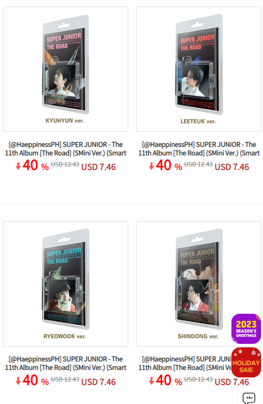 Ktown4u_main's tweet photo. #Ktown4u x  @HaeppinessPH 

💿#SUPER JUNIOR - The 11th Album [The Road]
❄️Photobook / SMini Ver. 

💗40% OFF👉https://t.co/NEknjK0fgP
💗Sign up👉https://t.co/9WkcwZsTTr https://t.co/fqkjBp4Q74