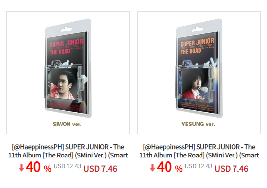 Ktown4u_main's tweet photo. #Ktown4u x  @HaeppinessPH 

💿#SUPER JUNIOR - The 11th Album [The Road]
❄️Photobook / SMini Ver. 

💗40% OFF👉https://t.co/NEknjK0fgP
💗Sign up👉https://t.co/9WkcwZsTTr https://t.co/fqkjBp4Q74