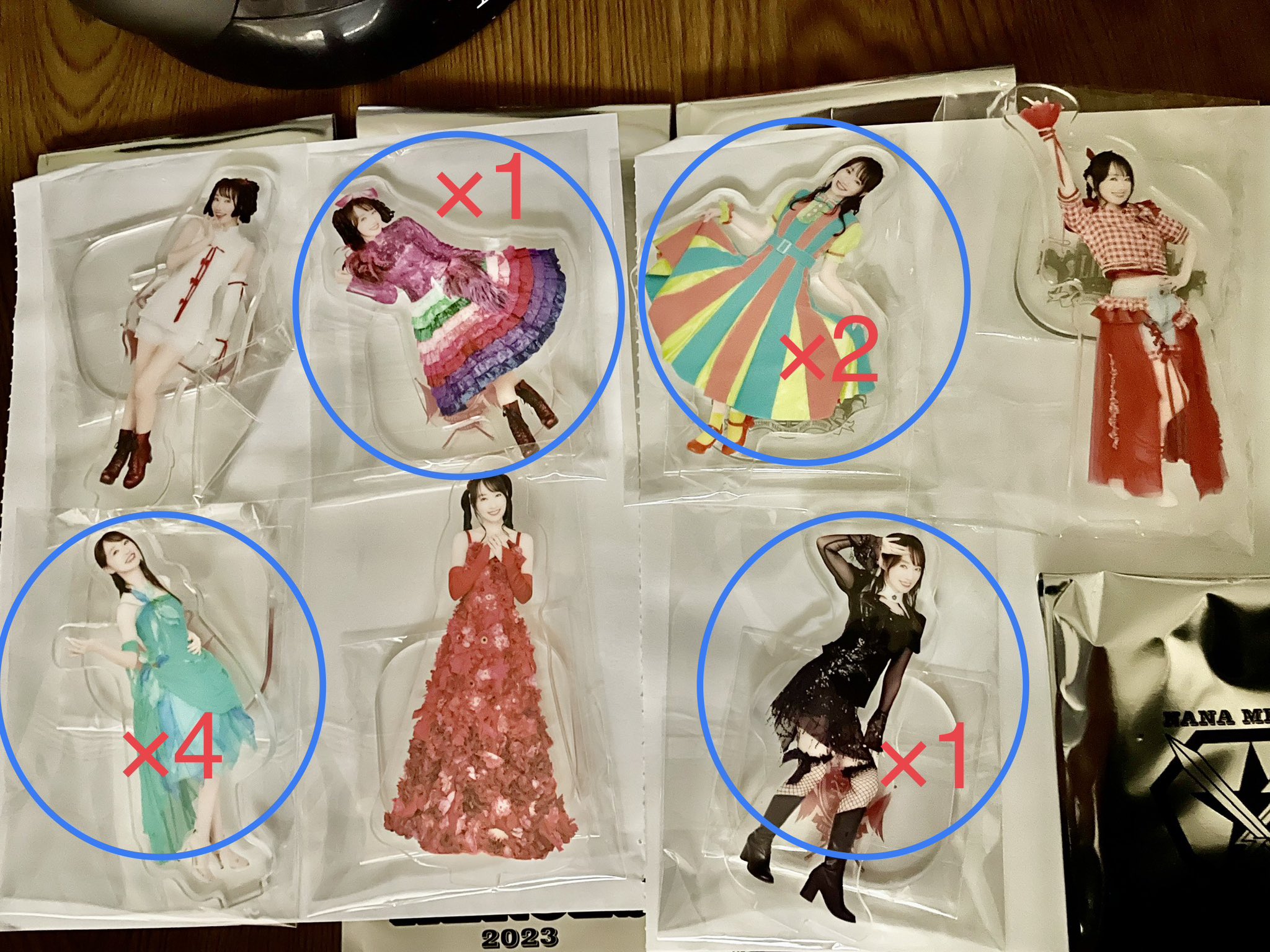 水樹奈々 アクリルスタンド 2023 コンプリート セット