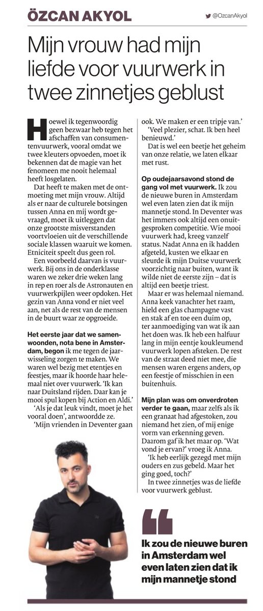 OzcanAkyol's tweet photo. Column: vuurwerk https://t.co/frW7vsQrx6