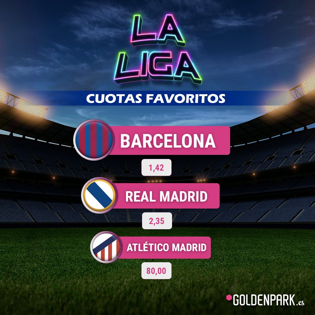 En GoldenPark.es ya no podemos esperar más a que vuelva a empezar #LaLiga🔥⚽  

¿Cuál es vuestro favorito?⬇️
apuestas.goldenpark.es/es/competicion…