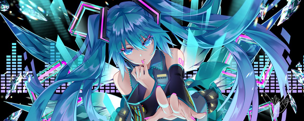 初音ミク 「#今年も残りわずかなので今年一番伸びた絵を貼る やっぱりミクさんでした 」|蝶夜のイラスト