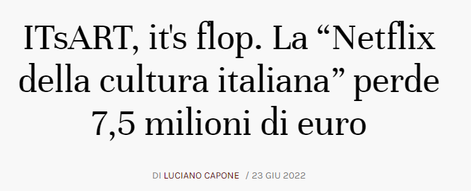 falitalia's tweet photo. Finalmente l'onorevole @dariofrance propone qualcosa di utile.
Chissà se manterrà la promessa e se restituirà i 7,5 milioni + interessi delle nostre tasse bruciati per #ItsArt, #Verybello e altre idee geniali da lui partorite al #MiBACT.
https://t.co/MOTvqIgfRr https://t.co/5uyrUY7a6S