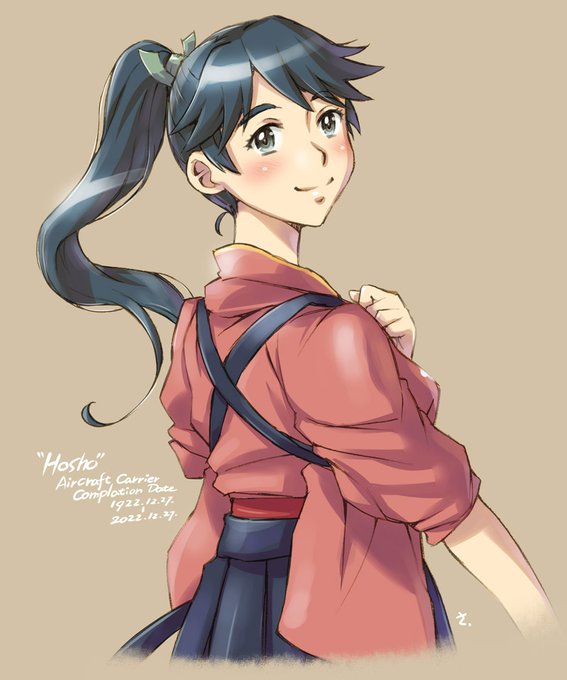 若干幼い鳳翔さん。
今年は空母鳳翔竣工百周年。
#艦これ #鳳翔 