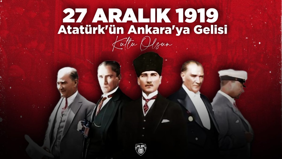 Ankara’ya atılan en güzel adım, bundan 103 yıl önce bugün atıldı! Ülkemizin kurucusu, başkentimizin fikri mimarı Mustafa Kemal Atatürk’ün Ankara’ya gelişinin 103. Yılı kutlu olsun! 
#ÜniBeçAdü