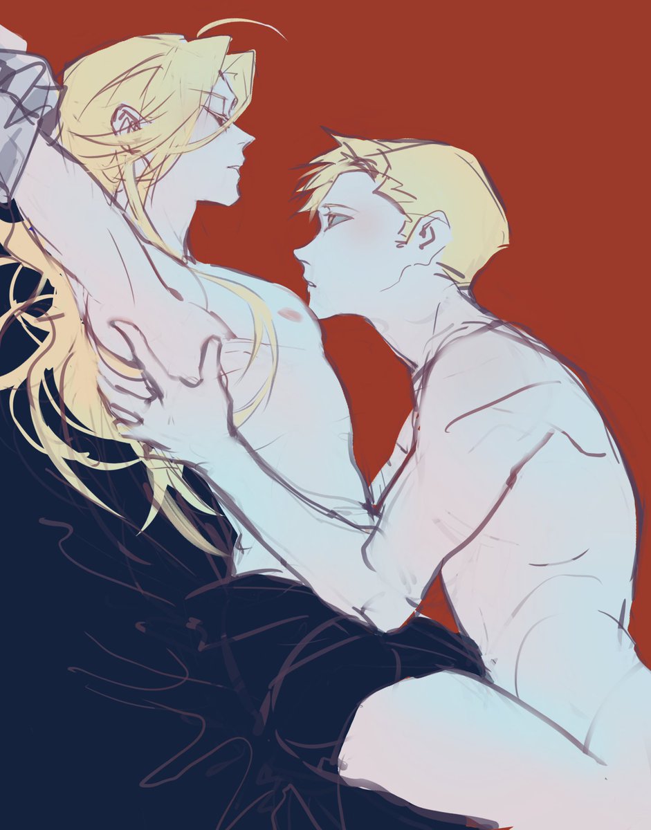 #エルリック兄弟 #アルエド
说不出的感觉，但是好喜欢