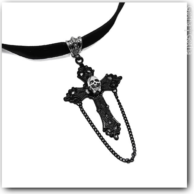 gothic_fetish's tweet photo. ╱
　閉店まであと2日❗️
【70%OFF】#閉店セール開催中📣
╲
【スカルクロスチョーカー】

ゴシックスタイルのアクセントに💀
中央にシルバーのスカルがセットされたデザインチョーカー。
同じデザインのピアスとあわせてもオススメです。
https://t.co/9wKLfMHG7q

#ゴシック #チョーカー #スカル https://t.co/HDL9mrK73B