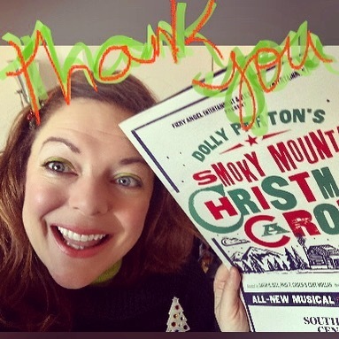 PineyGir's tweet photo. Thank you @hellogeorgeterry for the excellent night 🎄❤️⭐️❄️ it was so fun! #dollypartonssmokymountainchristmascarol #dollyparton #smokymountains #achristmascarol #dickens #southbankcentre #fieryangel #redtailentertainment #christmastheatre #dollypartonfan https://t.co/kz781ybDUA https://t.co/RMT9o9M9YF