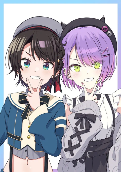 仲良しかわいいスバルとトワ様#プロテインザスバル #TOWART 