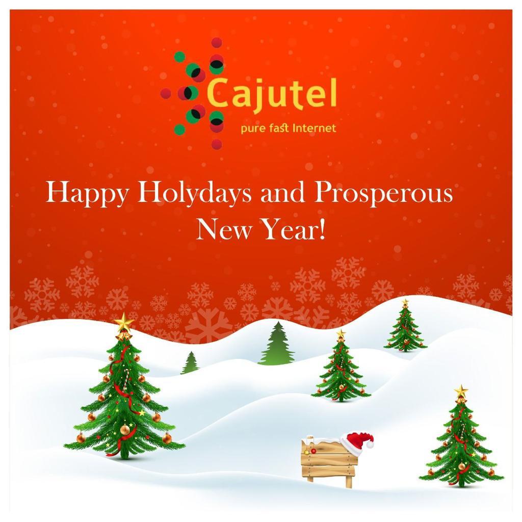 CajutelSl's tweet photo. The Management and Staff of Cajutel is wishing you all a Happy Holidays and prosperous New Year. https://t.co/37V49GoFKZ