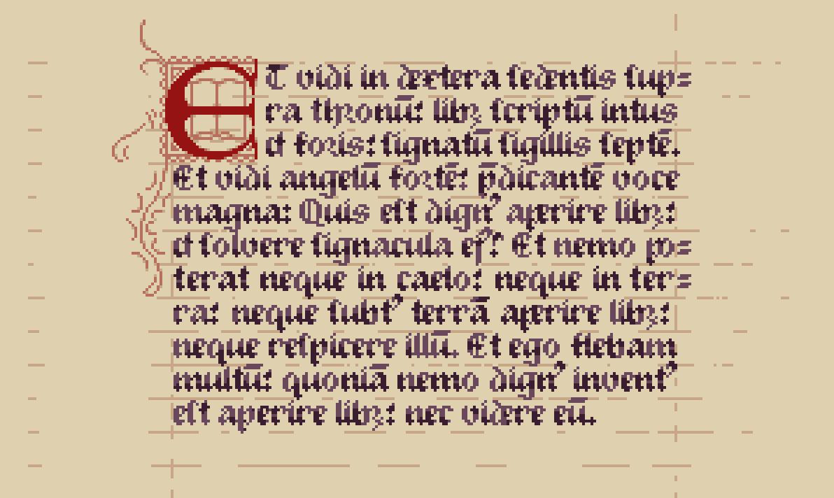 lorefnon's tweet photo. automatically apply a bunch of abbreviations and variants to make Latin text look more authentic.
#pixelArt #fontForge #font
https://t.co/0CB9QPOtQb (2/2) https://t.co/PT0os99sGq