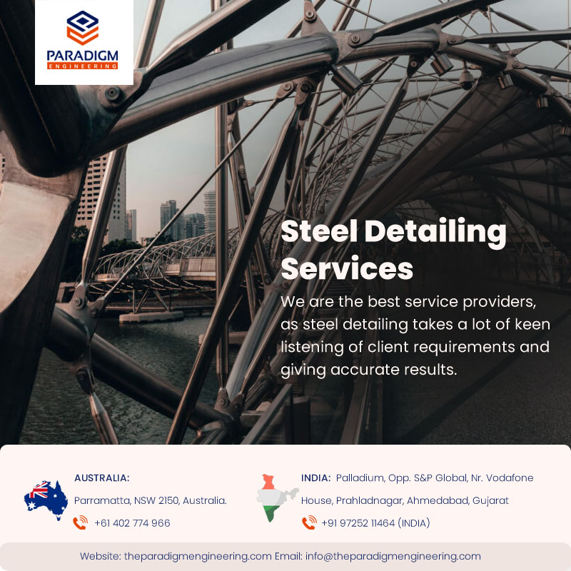 theparadigmeng's tweet photo. We are the best service providers, as steel detailing takes a lot of keen listening to client requirements and giving accurate results. https://t.co/u4QnZmtvFa
#SteelDetailing #DetailingServices #SteelModelling #ParadigmEngineering #StructuralEngineeringServices https://t.co/v9bn4ffmYt