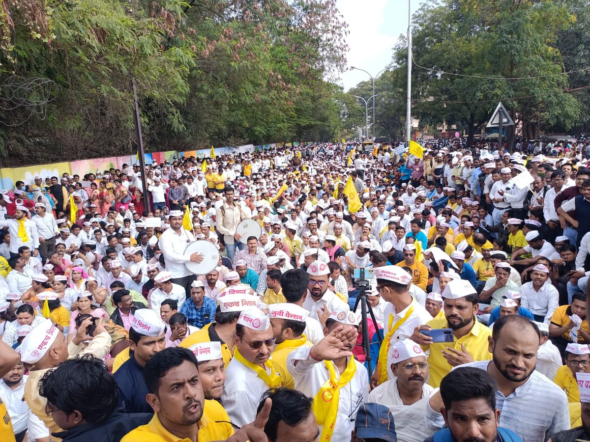 #पेंशन_संकल्प_यात्रा 
#OPS4Maharashtra 
<a href="/TV9Marathi/">TV9 Marathi</a> <a href="/narendramodi/">Narendra Modi</a> <a href="/Dev_Fadnavis/">Devendra Fadnavis</a> <a href="/mieknathshinde/">Eknath Shinde - एकनाथ शिंदे</a> वेळीच लक्ष द्या साहेब... महागात पडेल.