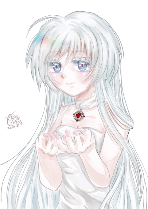 私の描いた「白」を観て今年描いた白い少女達。実はドライフラワーさんに影響されて白い娘を描き始めました。白の難しさを実感した一年。ドライフラワーさんの白は神過ぎる…私らしい「白」が表現出来てたら嬉しいな 