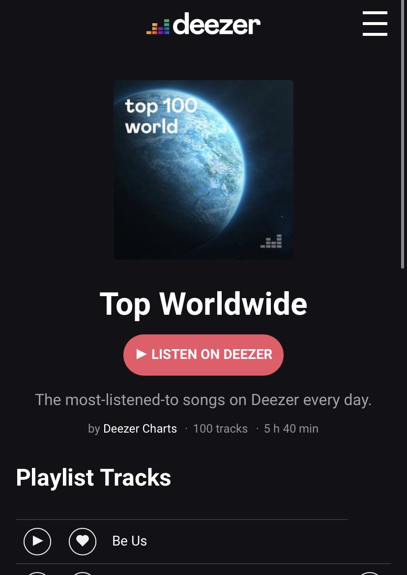 StarMusicPH's tweet photo. Ending the year with a No.1 track ✨ @bgyo_ph tops the “Top 100 World” Chart on @Deezer 👏🏼 

Listen to the Top Worlwide tracks here : https://t.co/7tlYcpFimE

Congratulations @BGYO_members @m00phs @nhikosabs &amp; ACEs! https://t.co/tkae3d5Nrf
