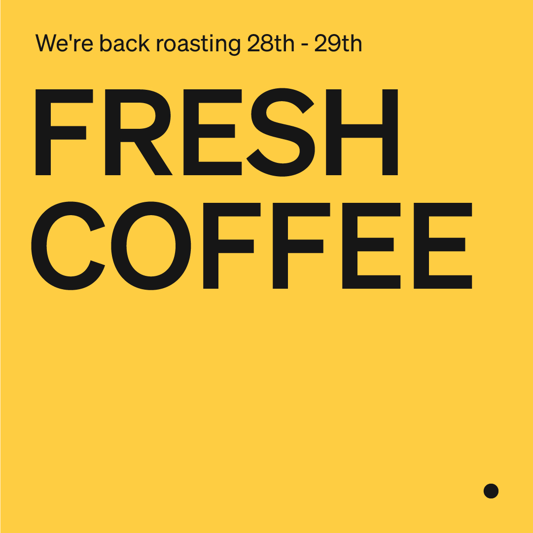 hasbean's tweet photo. How's that coffee supply looking? ☕️

We're popping in to Hasbean HQ to roast coffee tomorrow, the 28th, so if you're in need of a top up, make sure to order before 07:30am to join the queue for some fresh coffee!

#FreshCoffee #SpecialtyCoffee #Hasbean https://t.co/ib5p6UMieG