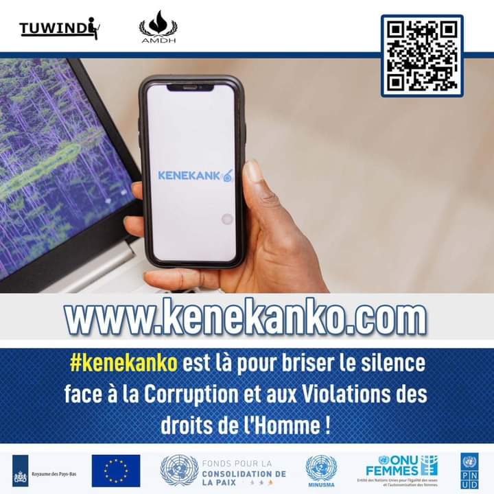 HamadiDicko5's tweet photo. #kenekanko est là pour briser le silence face à la corruption et aux violations des droits de l’homme !

#StopCorruption
#laCorruptionFreinelePays
#amputonsfraudeurs

Association Malienne des Droits de l'Homme - AMDH

PNUD MALI https://t.co/96F5H419G6